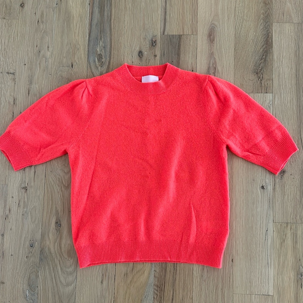 Crush cashmere short sleeve sweater- size 1